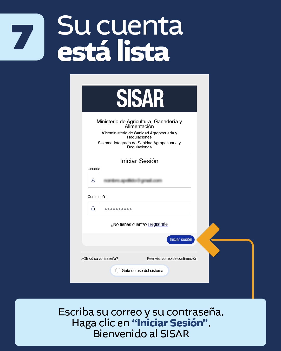 Paso a paso para inscribirse en el SISAR