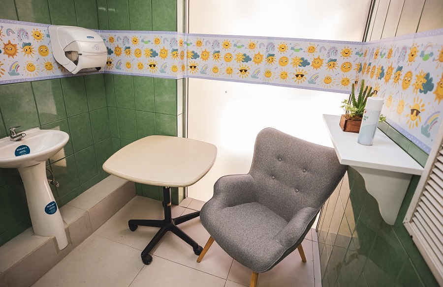 Interior de de la estación.