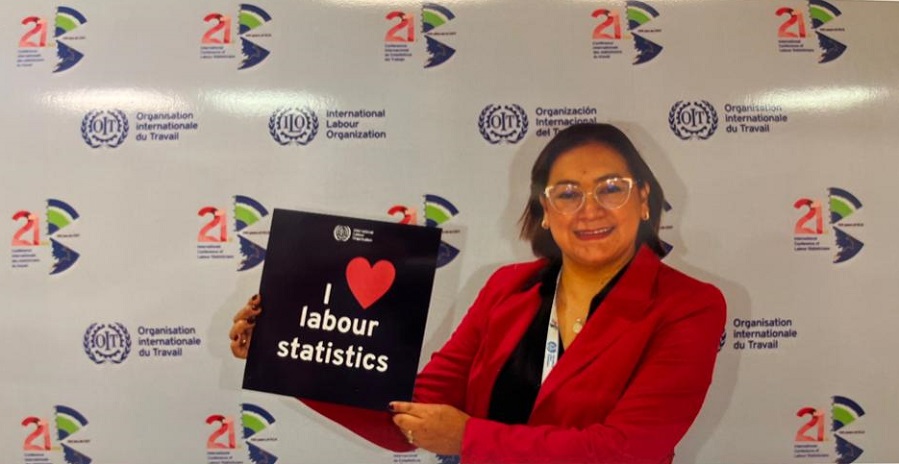 Gerente del Instituto Nacional de Estadística (INE), Brenda Miranda .