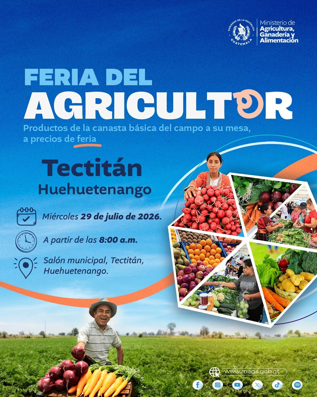 La Feria del Agricultor llega a Tectitán, Huehuetenango