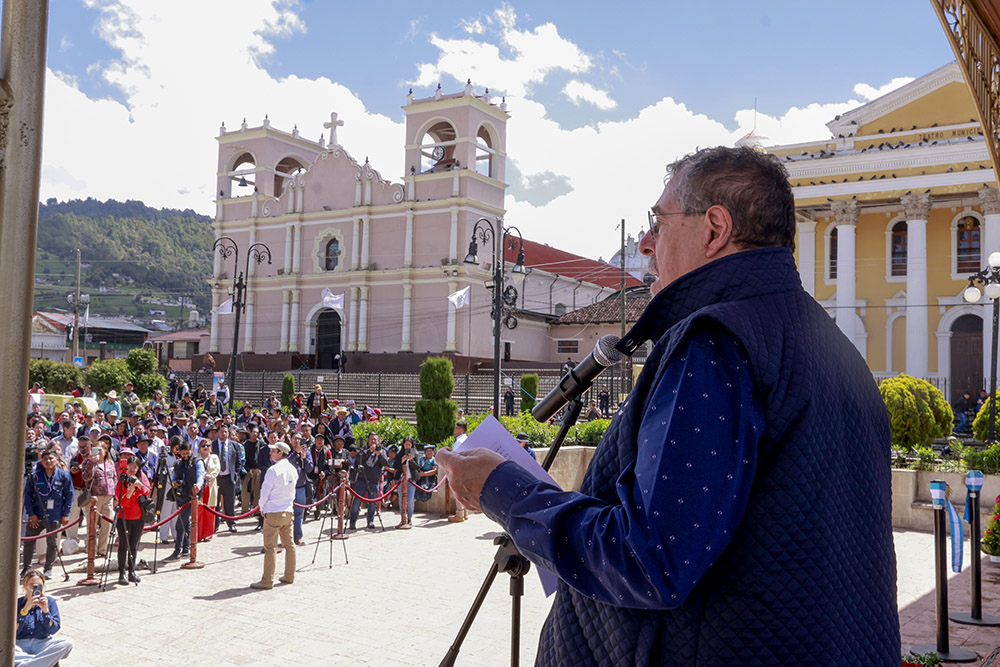 Discurso del señor presidente al pueblo de Totonicapán