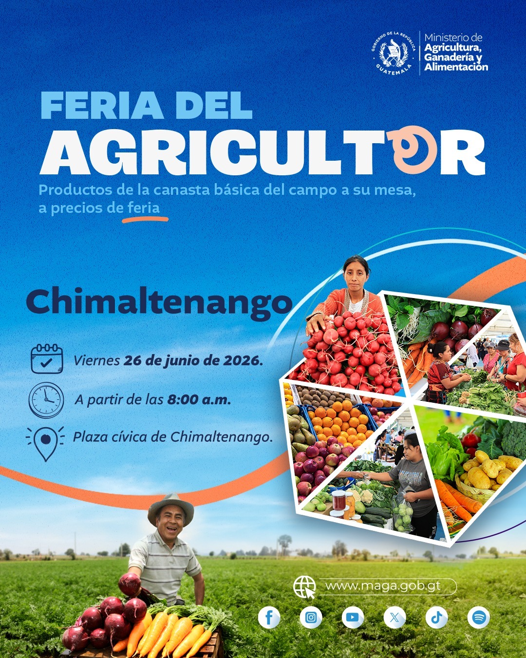El sabor del campo llega a Chimaltenango
