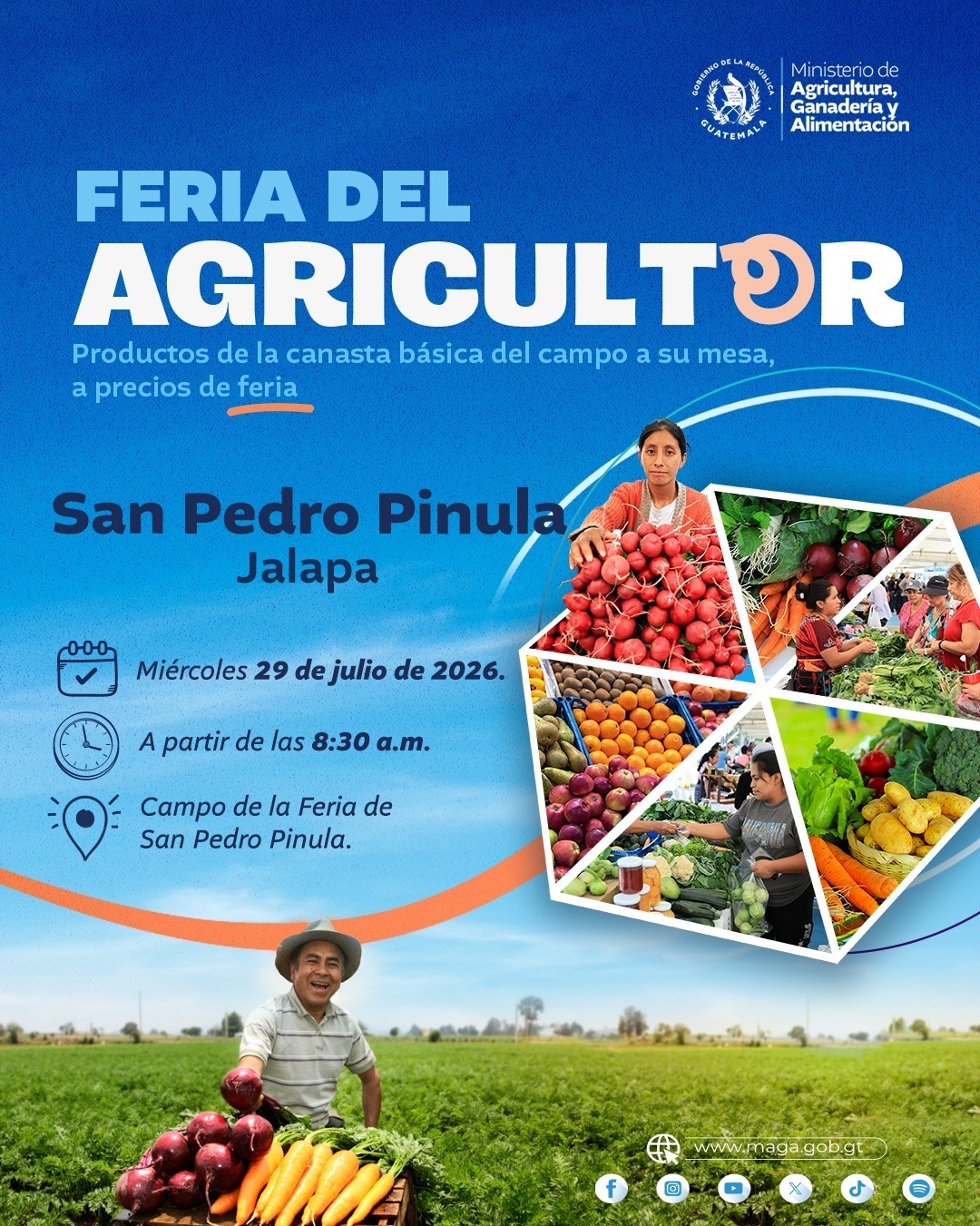 La Feria del Agricultor llega a Jalapa