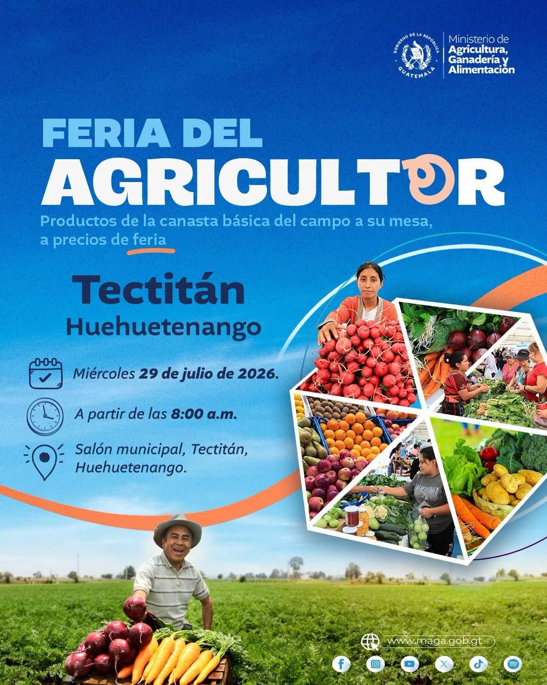 El sabor del campo llega a Huehuetenango