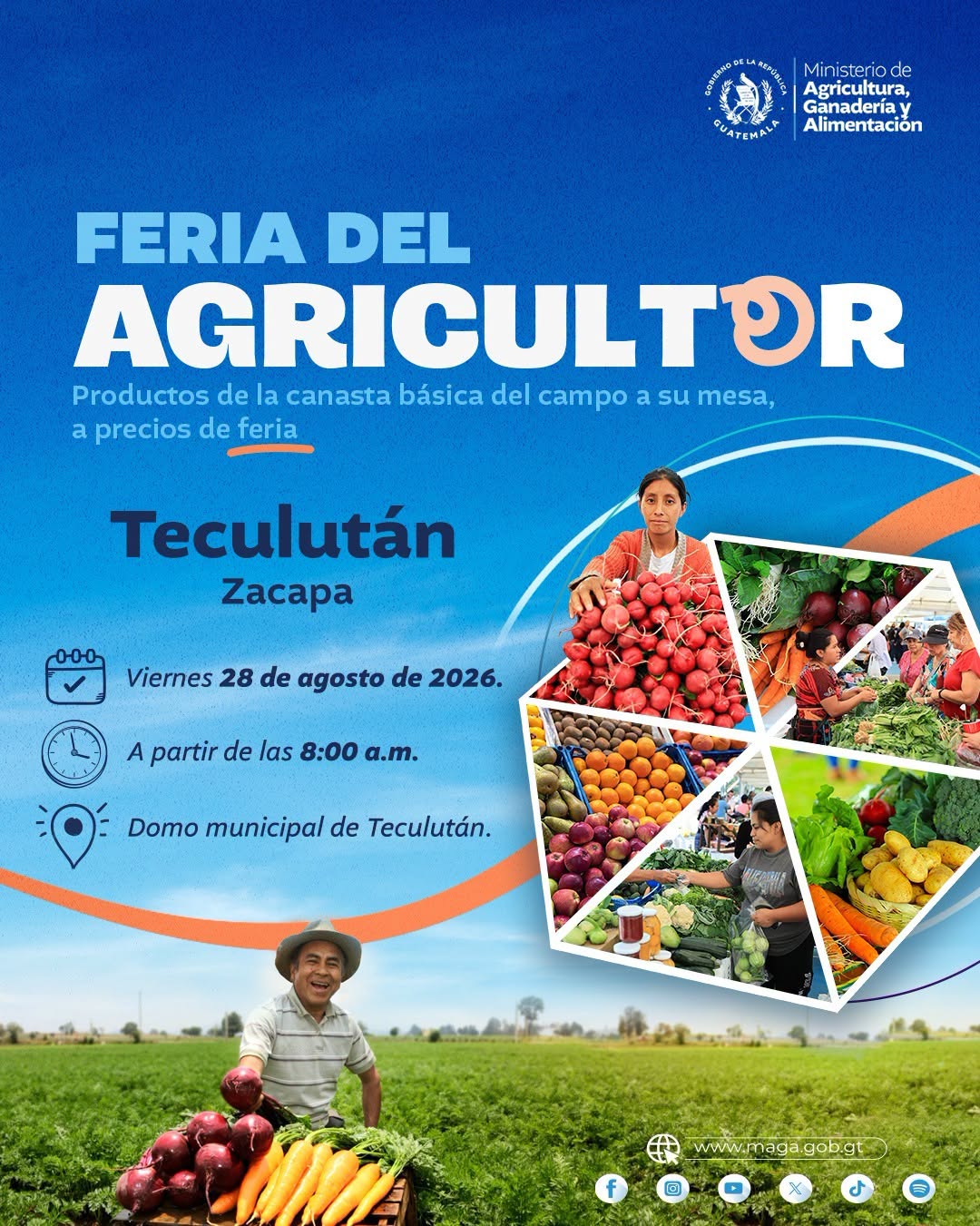 Feria del Agricultor en Teculután, Zacapa