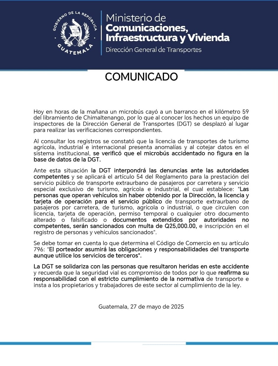 Comunicado