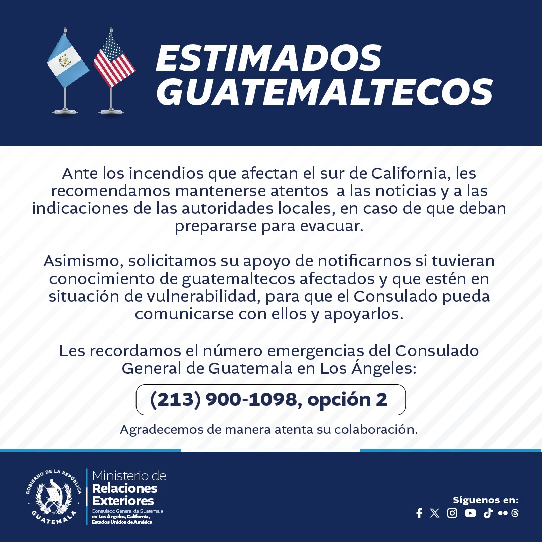 Comunicado del MINEX