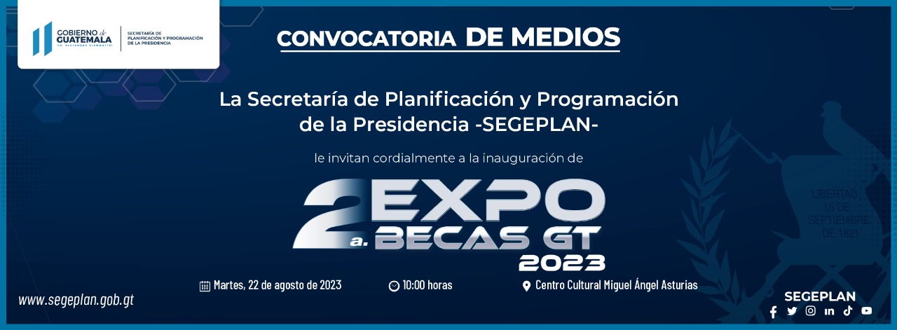 Ceremonia de Inaguración 2da Expo Becas Gt 2023