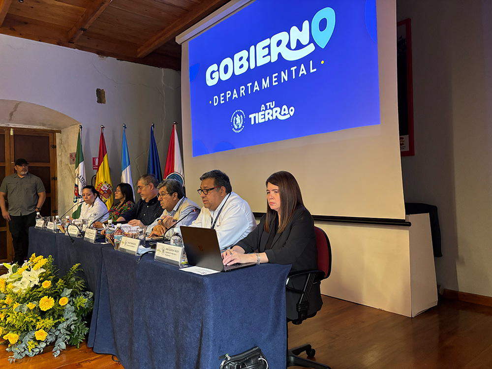 Reunión con alcaldes de Sacatepéquez