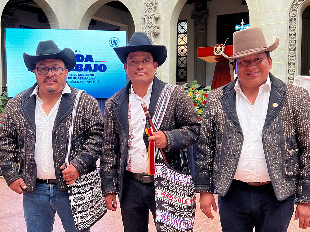 Gobierno de Guatemala y Municipalidad Indígena de Sololá firman la 16.ª Agenda de Trabajo Conjunto