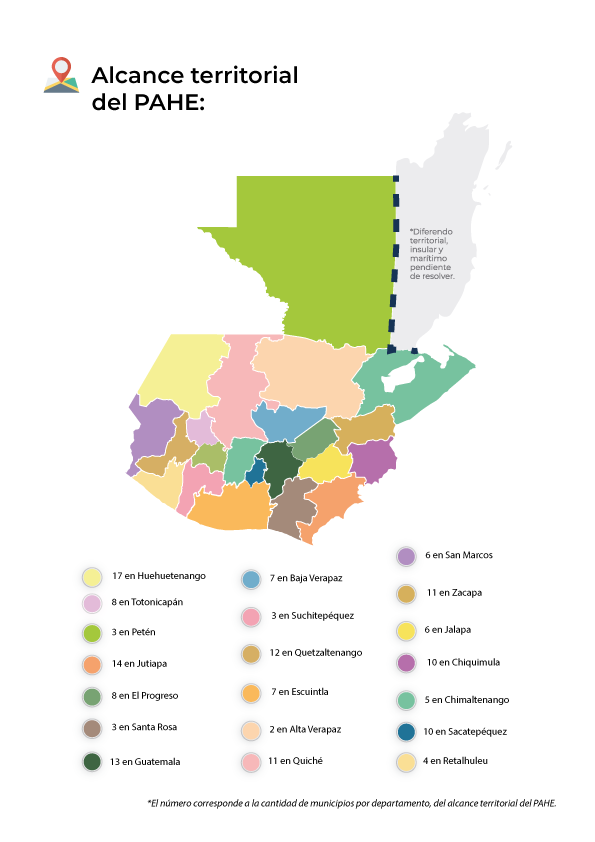 Alcance territorial del PAHE