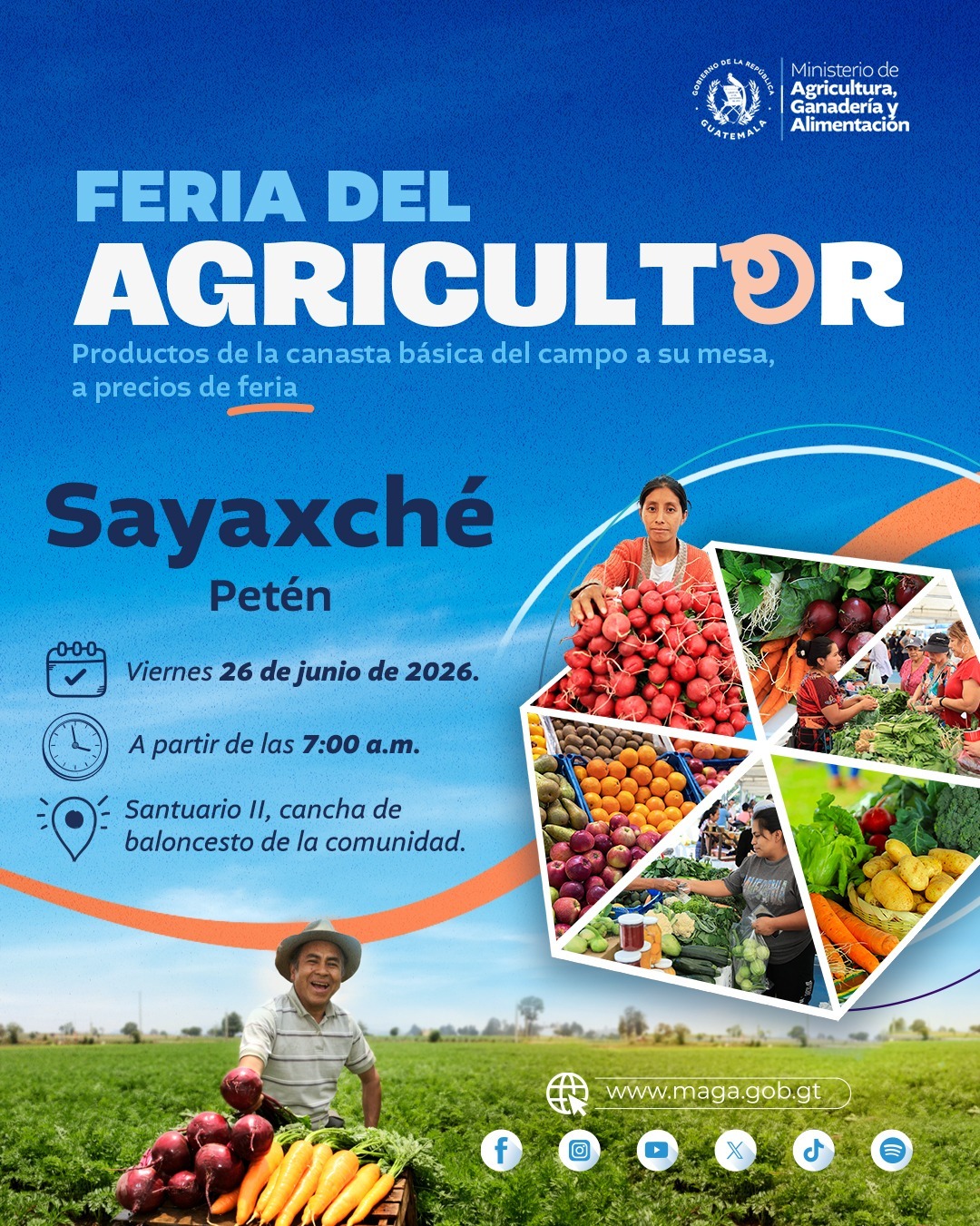 El sabor del campo llega a Petén
