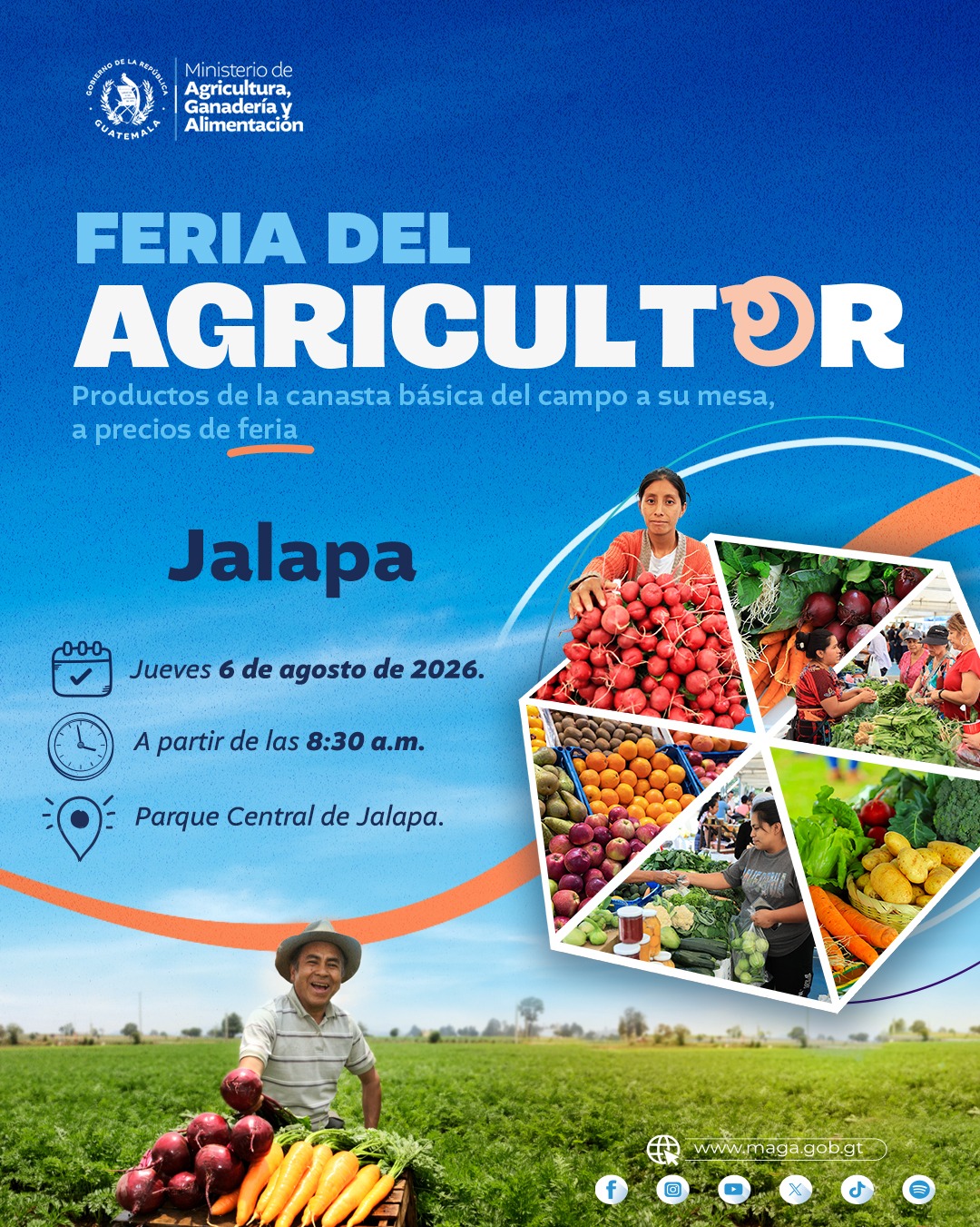 La Feria del Agricultor llega a Jalapa