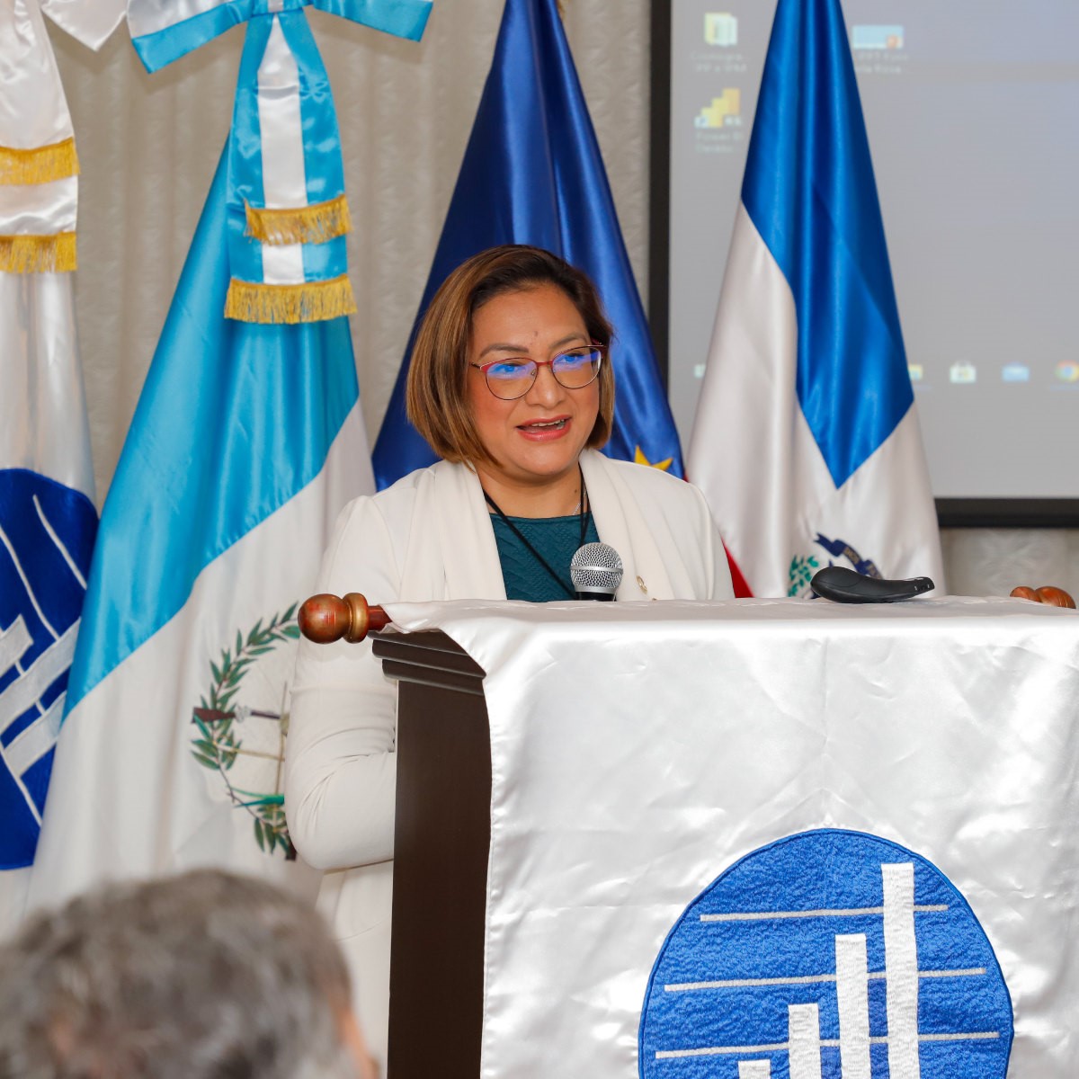 Gerente del INE, Brenda Miranda