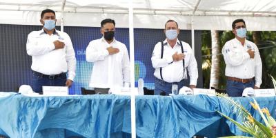 Presidente Alejandro Giammattei en Livingston, Izabal.