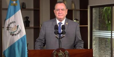 Presidente Alejandro Giammattei en su mensaje sobre Ley de Zonas Francas