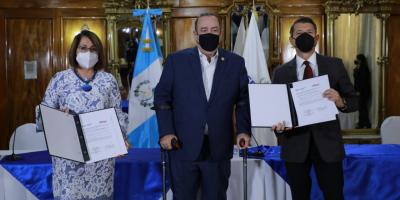 Presidente Alejandro Giammattei reafirma su compromiso con la nutrición