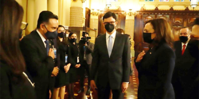 mario rojas espino ministro de ambiente y recursos naturales kamala harris