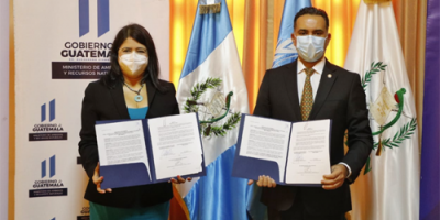 mario rojas espino ministro de ambiente y recursos naturales y onu