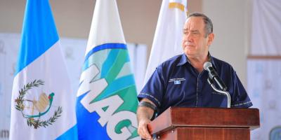 Presidente de la República, Alejandro Giammattei.