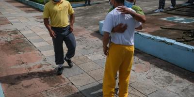 Los internos de Casa Intermedia dieron una cálida bienvenida