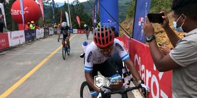 Sergio Chumil del equipo de ciclismo del Ejército de Guatemala