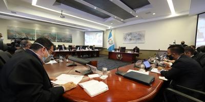 Reunión con alcaldes y gobernadores de Quiché y Totonicapán. 