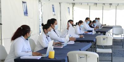 puesto de vacunación Plaza de la  Constitución