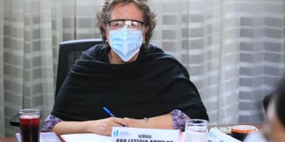 Secretaria Presidencial de la Mujer, Ana Leticia Aguilar Theissen. 