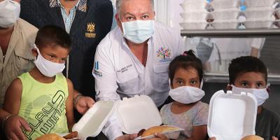 Inauguración comedores sociales en Escuintla