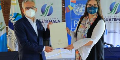 Firma de memorando de cooperación PNUD - MAGA