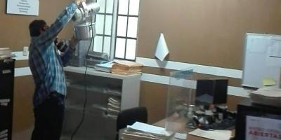 Oficina Regional Chimaltenango continúa con normas de protocolo de bioseguridad