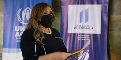 Susecretaria Presidencial de la Mujer, Magaly Duarte. 