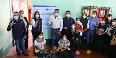 Ministra de Educación inaugura CECODII en comunidades de  Alta Verapaz