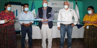 El director de COPADEH inauguró sedes en Chimaltenango y en Chisec, Alta Verapaz