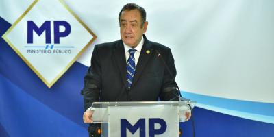 Presidente Alejandro Giammattei pronunció discurso