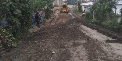 Finalizan trabajos de mantenimiento en tramo El Tizate - Vista Hermosa, Quetzaltenango