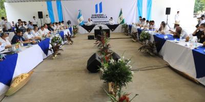 Reunión con autoridades locales de Escuintla 