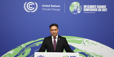 Ministro Mario Rojas Espino participó en la COP26.