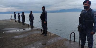 Ejército de Guatemala efectúa operaciones de seguridad como parte del estado de sitio decretado en El Estor, Izabal