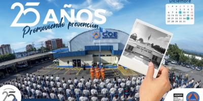 “25 Años Promoviendo Prevención”, campaña lanzada por la CONRED.