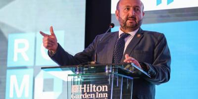 El Ministro de Economía, Antonio Malouf, durante su participación en la presentación del nuevo reglamento del RGM.