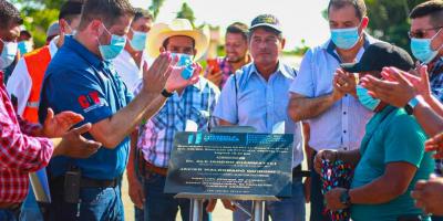  Inauguración de Trabajos de Mejoramiento Carretera Ruta RD-PET-12 Tramo: Las Cruces Km 400 – Bifurcación CR-PET-06 Km 458.8
