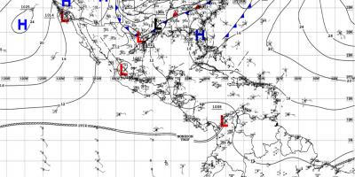 Condiciones atmosféricas. Fuente: NOAA.