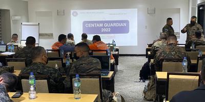 Oficiales del Ejército de Guatemala participan en planificación del ejercicio conjunto CENTAM-GUARDIAN 2022