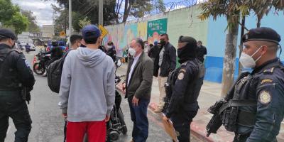Ministro de Gobernación supervisa acciones de Seguridad y Control en la zona 18