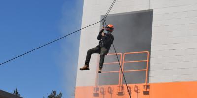 Torre de entrenamiento para uso del Batallón Humanitario y de Rescate del Ejército de Guatemala