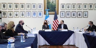 Canciller Mario Búcaro y subsecretaria Heide Fulton abordan temas de combate al crimen organizado transnacional