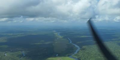 Comando Aéreo del Norte realiza vuelo de reconocimiento para resguardar la Reserva de la Biosfera Maya