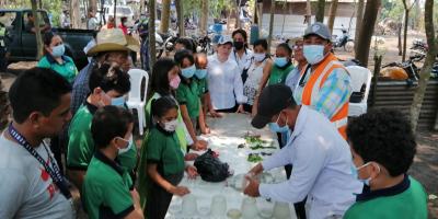 Delegaciones departamentales del MARN celebran el mes de la Tierra